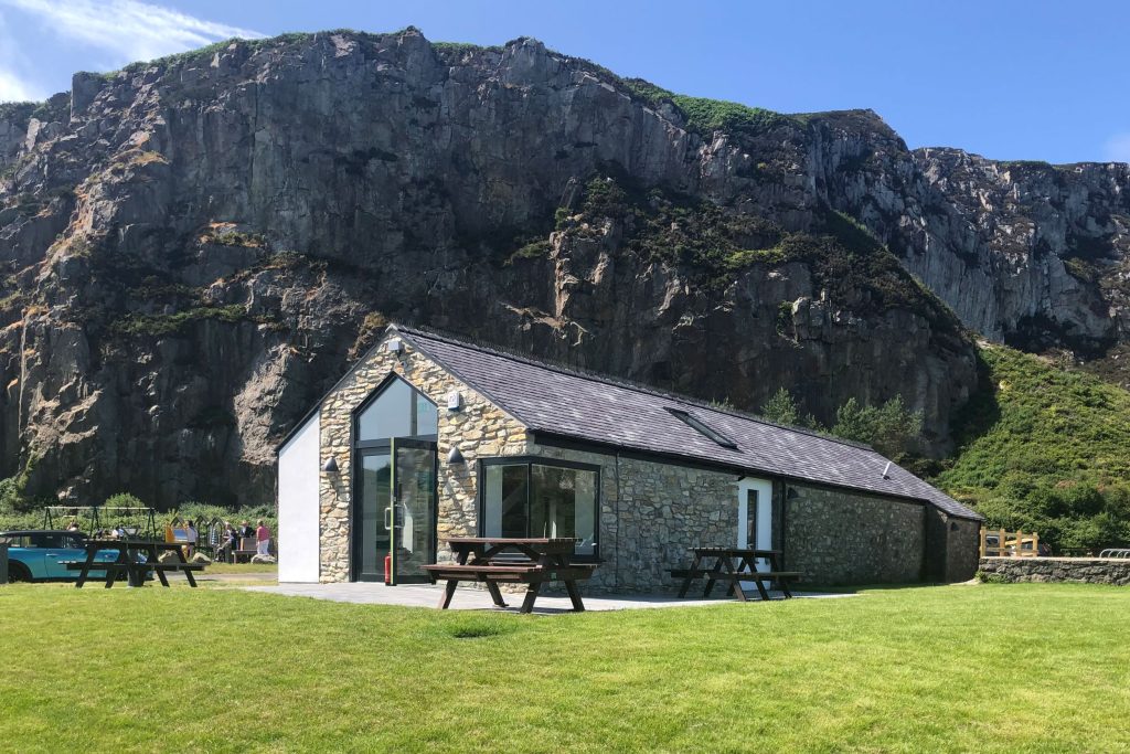 Visitor Centre extended with upgraded power, EV charging, efficient heating, and LED lighting.